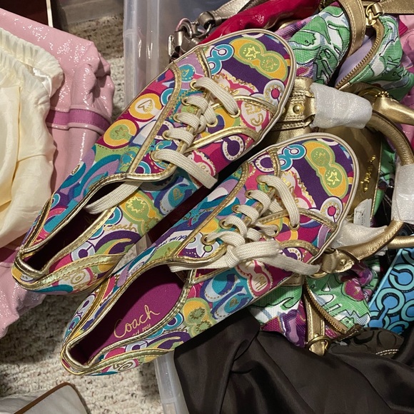 💋Sold Coach brand new shoes pop c size 9 new - Picture 2 of 3